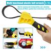 Rubber Strap Wrench 6"&8" Oil Filter Wrench and Jar Opener for Plumbing Water Filter Sink Drain & Tub Drain Removal Non-Slip Adjustable Universal Tool