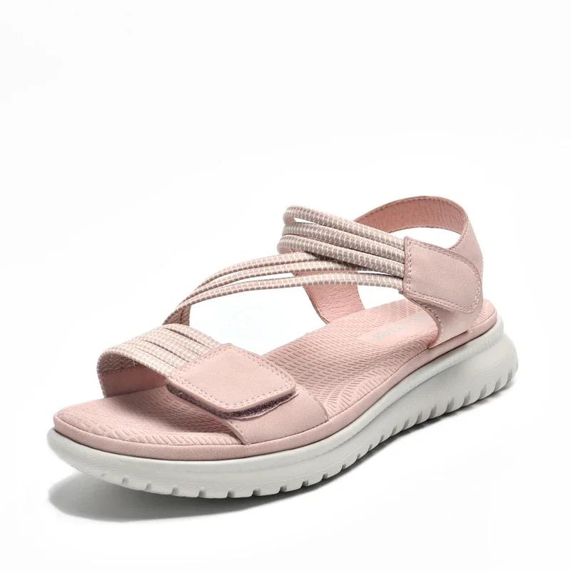 New High Quality Summer Women Sport Sandals Plus Size 36-41 Soft Beach Shoes Fashion Flat Female Slippers