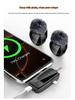 A8 Wireless Lavalier Microphone: 3-in-1 Noise Reduction for Outdoor Live Audio Recording & Universal Camera Use