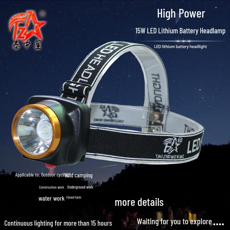 

Lishentai Zhongxing LED Rechargeable Headlamp One Size