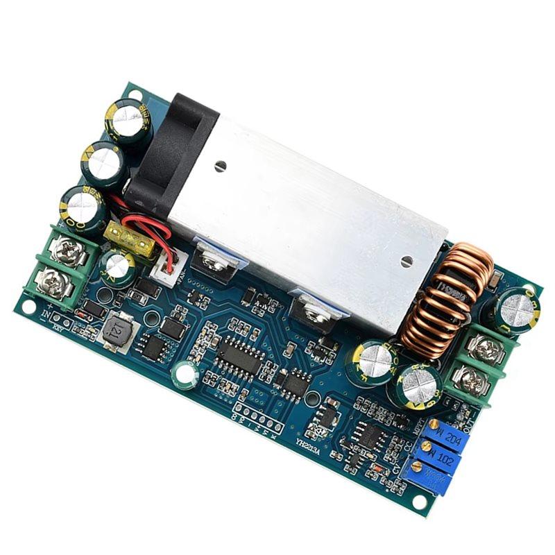 ABUO-CC CV MPPT Solar Charging DC-DC Buck Converter Module 10-75V Input To 2-60V Output 20A Adjustable Step-Down Module