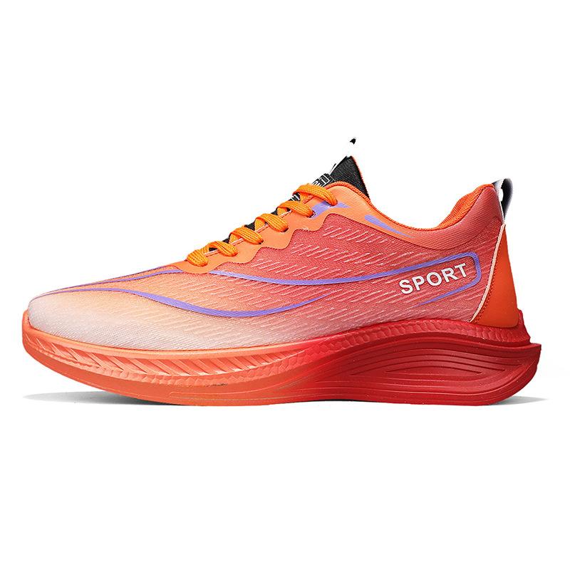 Pánská sportovní běžecká obuv Ultralehká Měkká podrážka Odpružení Barevný přechod Ležérní sportovní Pánská obuv