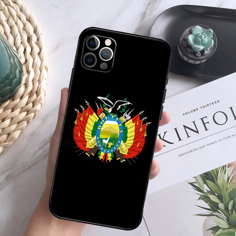Bolivia Flag Case For iPhone 15 11 12 13 14 Pro Max XS XR X 7 8 Plus 12 13 Mini 16 Pro Max Soft Cover