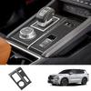 For Mitsubishi Outlander   RHD Center Console Gear Shift Box Panel Trim Cover Stickers Interior Car Styling Accessories