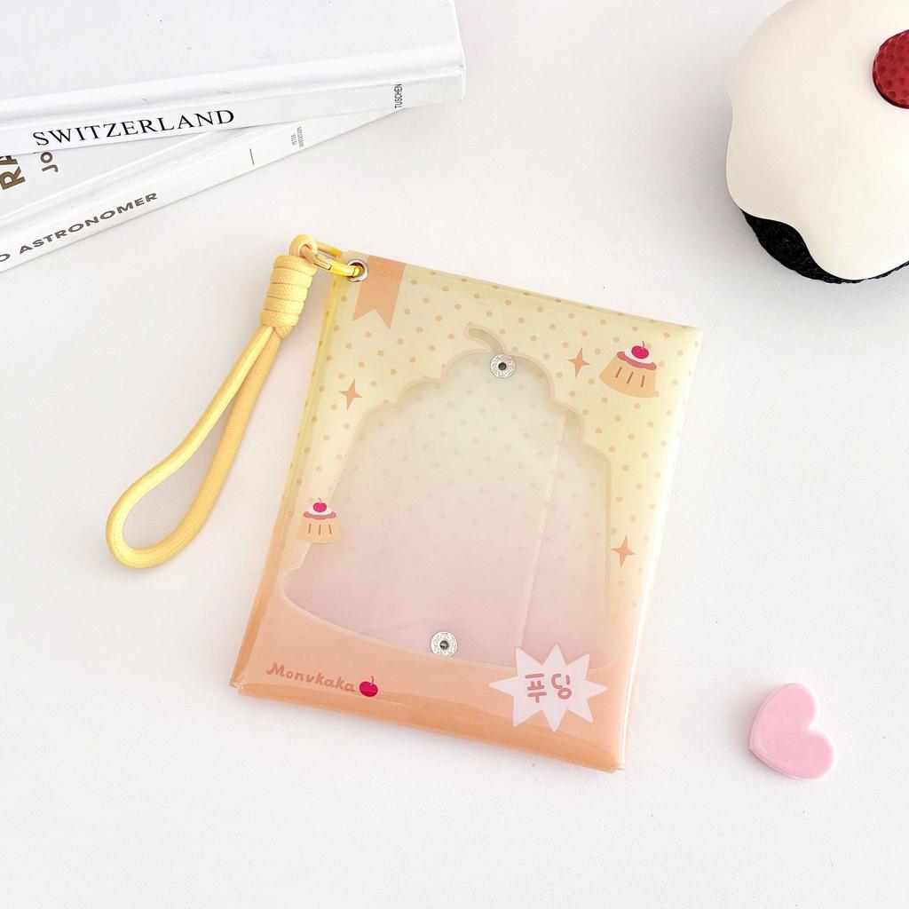 Transparent Doll Display Bag Colorful PVC Doll Carrying Case Dustproof Pouch with Lanyard Pendant Badge Storage Bag Supplies