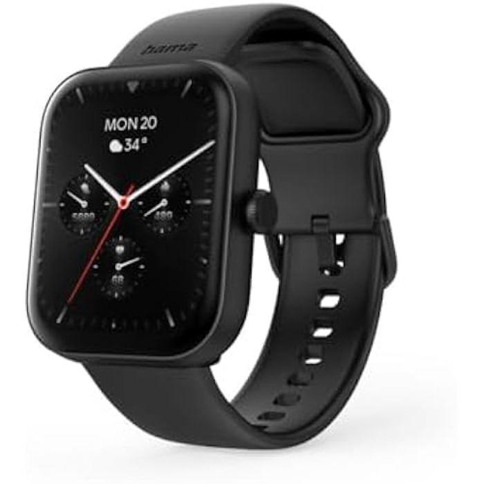 Montre connectée - Hama - 5000 - Étanche IP68 - Écran TFT 1,65" - Prise d’appels