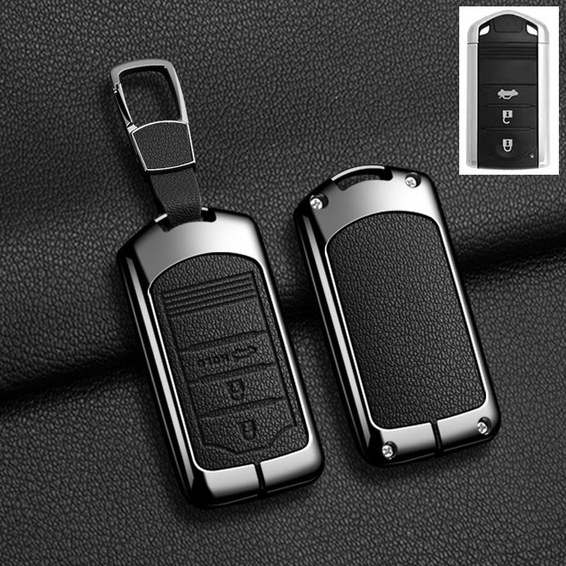 Auto-Fernschlüsselhülle Abdeckung Fob Für Acura Ilx Mdx Zdx Rdx Tlx Rl Tl 2009 - Zinklegierung Leder Schutz Schlüsselanhänger Zubehör