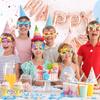Paper Birthday Party Glasses Decorative Props Kids Adult Celebration Costume Accessory Fun Photo Booth Prop