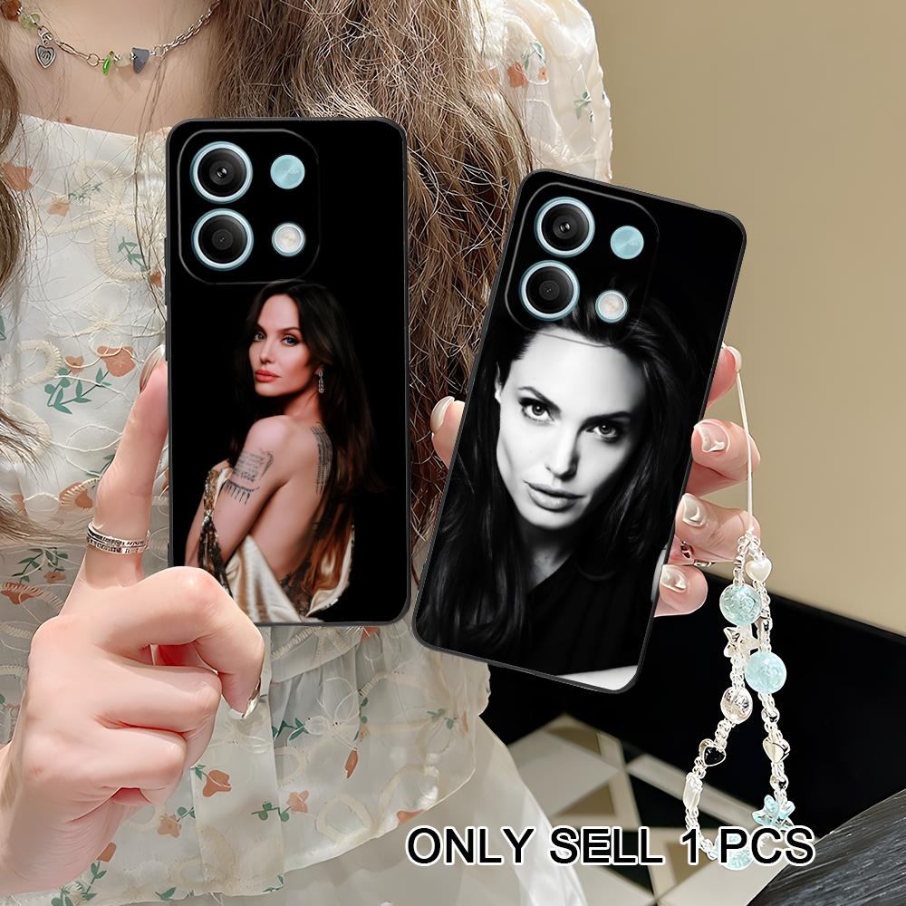 Angel Jolie Matte TPU Mobile Phone Case for POCO F8 F7 F6 F5 F4 F3 F2 Pro GT C75 C71 C65 C61 C40 Pro Ultra Colorful Cover