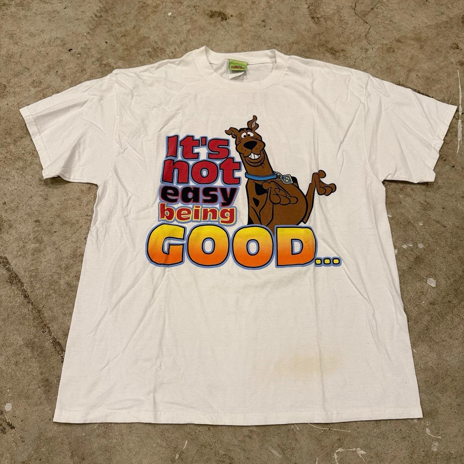 Vintage 90 s Scooby Doo T-T-Shirt Size XL White 3XL
