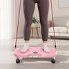 Waist Twisting Machine Quiet Function Pedal Twist Board with Elastic Bands