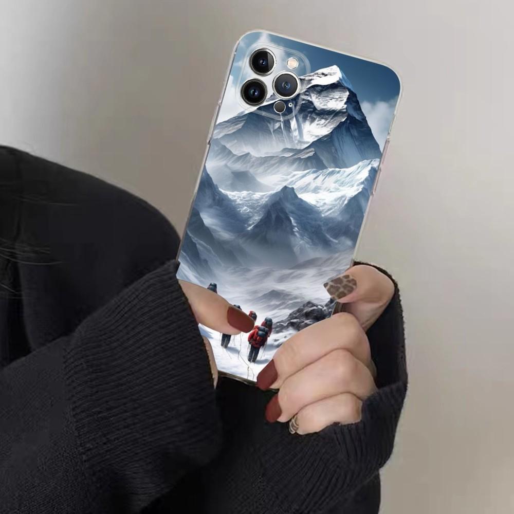 

Climbing Mountain Phone Case For IPhone 16 15 8 7 6 6S Plus X SE XR XS 14 11 12 13 Mini Pro Max Mobile Case iPhone 15 pro