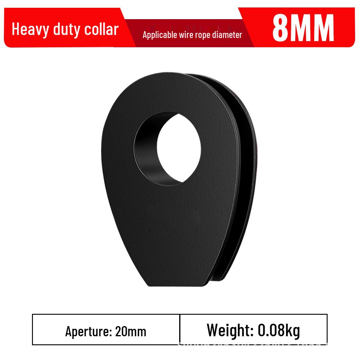 

Heavy-Duty Wire Rope Thimble: Cast Iron Heart, Circle, and Triangle Lifting Eyelet for Marine Use.