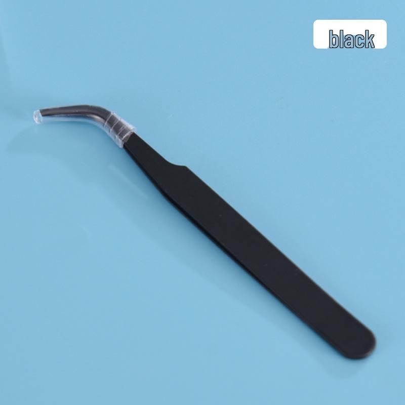 

Golden Feather Eyelash Tweezers Set for Professional Artists - Bead Stitching and Grafting Tool