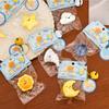 Cartoon Weather Squeeze Toy with Bell Ball Chain Stress Relief Slow Rising Star Moon Snowflake Cloud Sensory Fidget Toy Decompression Gadget