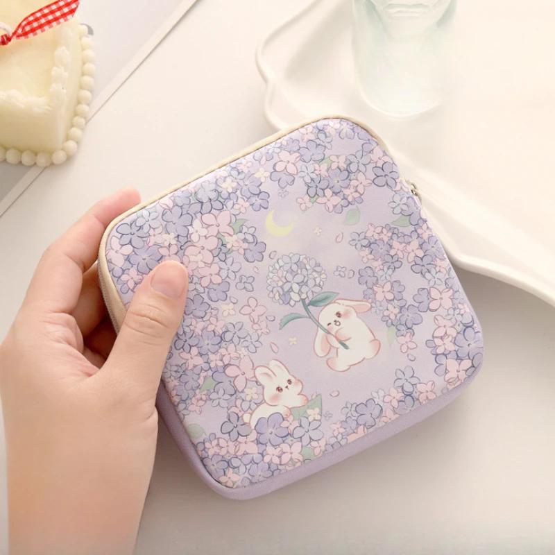

Portable Wallet, Earphones, Data Cable Storage Bag, Ladies Lipstick Bag, Large Capacity Portable Monthly Bag