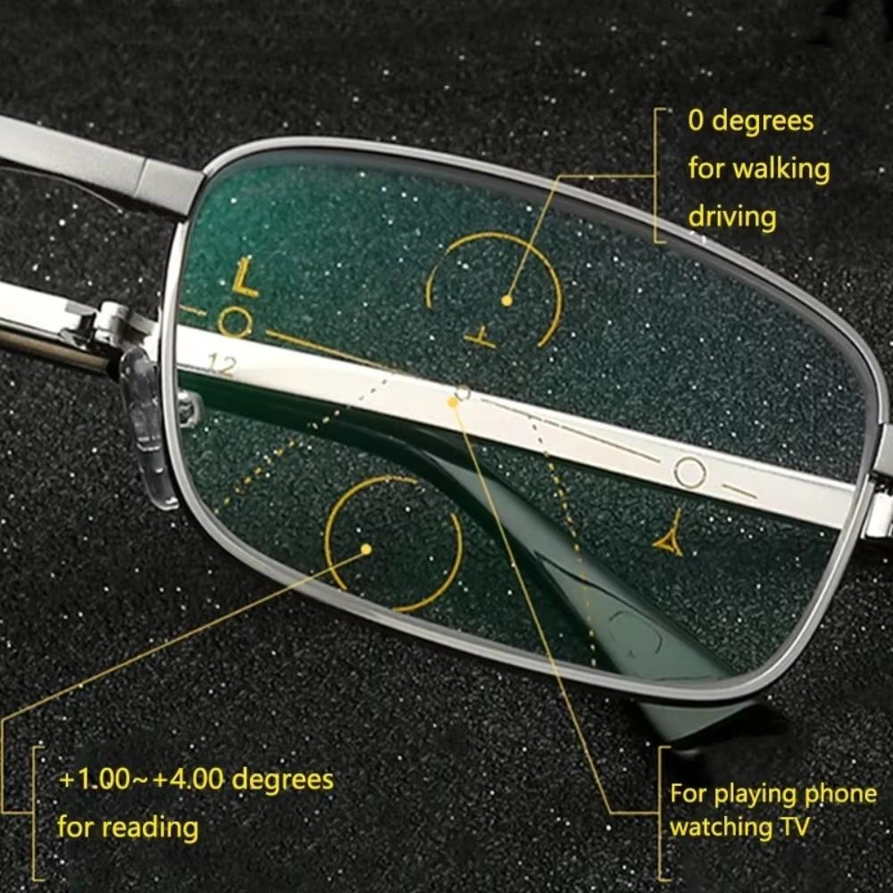 Blue Ray Blocking Anti-Blue Light Reading Glasses Folding Eye Protection Biofocal Eyeglasses High-Definition Ultralight