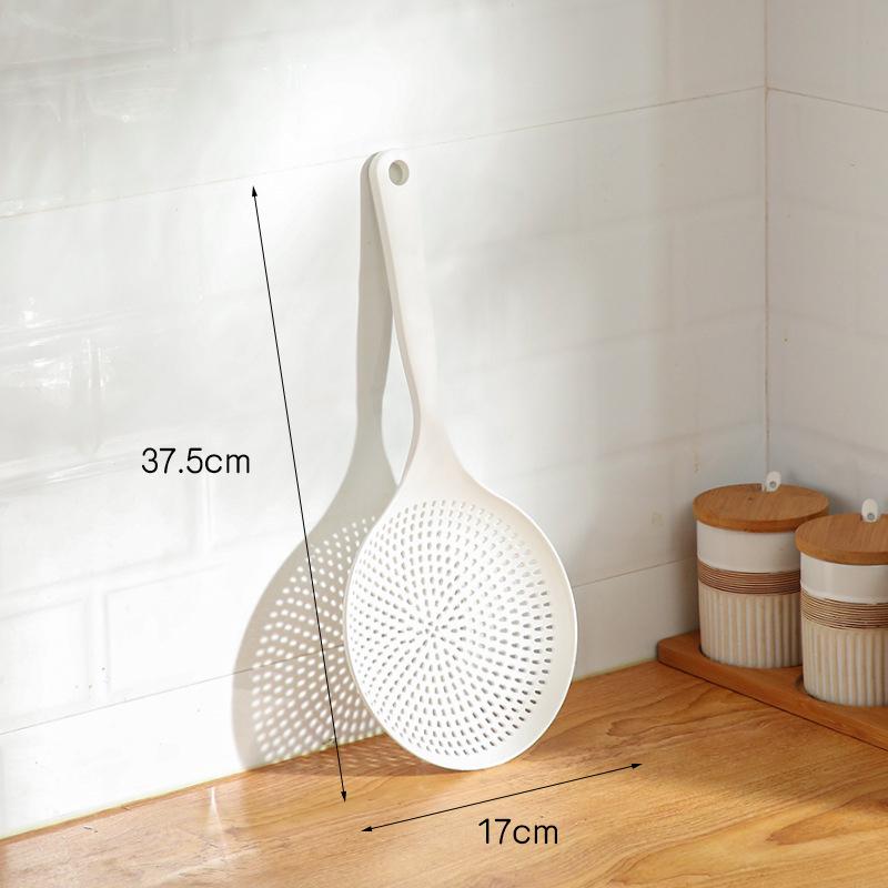 Velké sítko odolné vysokým teplotám, kuchyňská naběračka, cedník na nudle, ochrana proti opaření, skimmer na zeleninu