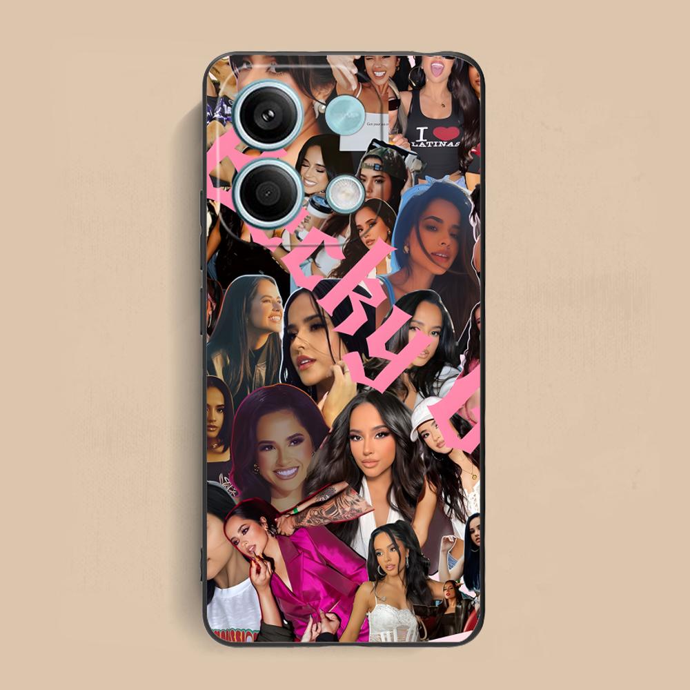 Moderne Becky G Mattes TPU-Handyhülle für Xiaomi Redmi Note 14 13 12 11 S Pro Plus 4G 5G Bunte Druckabdeckung