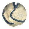 Navy Blue Suede Men's Slippers, Velvet Men's Leather Slippers 44
