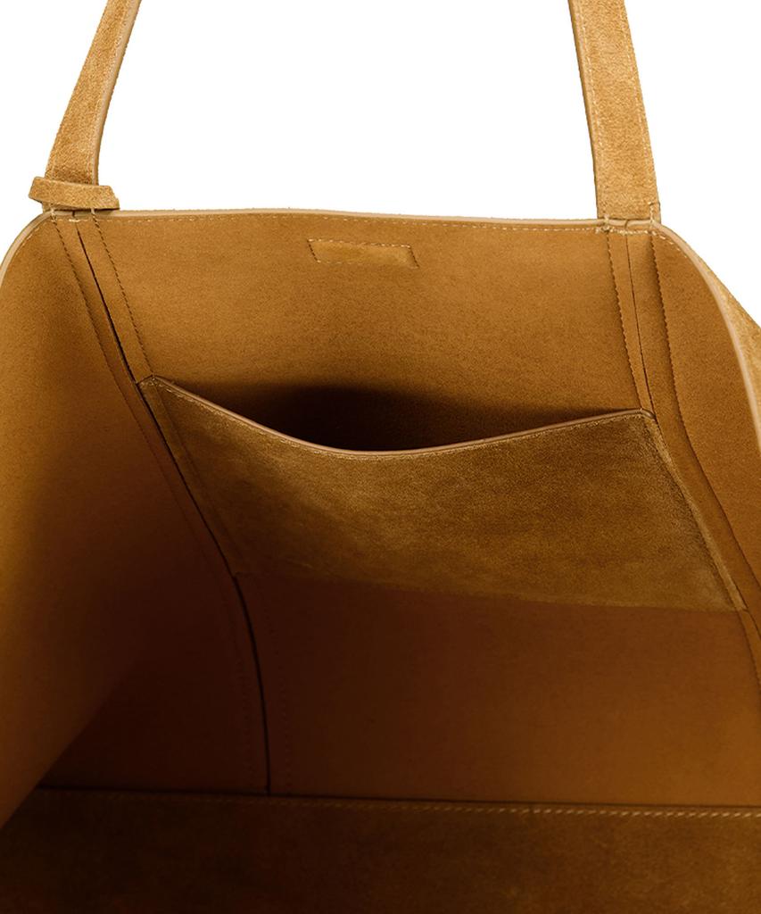 Noirer Suede Shopper Bag (Camel)
