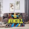 Invincible Hero Collage Blanket Quality Warm  Throw Blanket Winter Travel Office Home Decor Pattern Bedspread