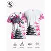 Herremode 3D-printet Herre T-shirt Rund Hals Kort Ærme Trendy Streetwear