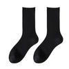 Sommersocken für Damen mit Schwarzpilzkanten, dünnes Netz, locker, Frottee-Wochenbettsocken für Mädchen, atmungsaktive Baumwoll-Halbvadensocken