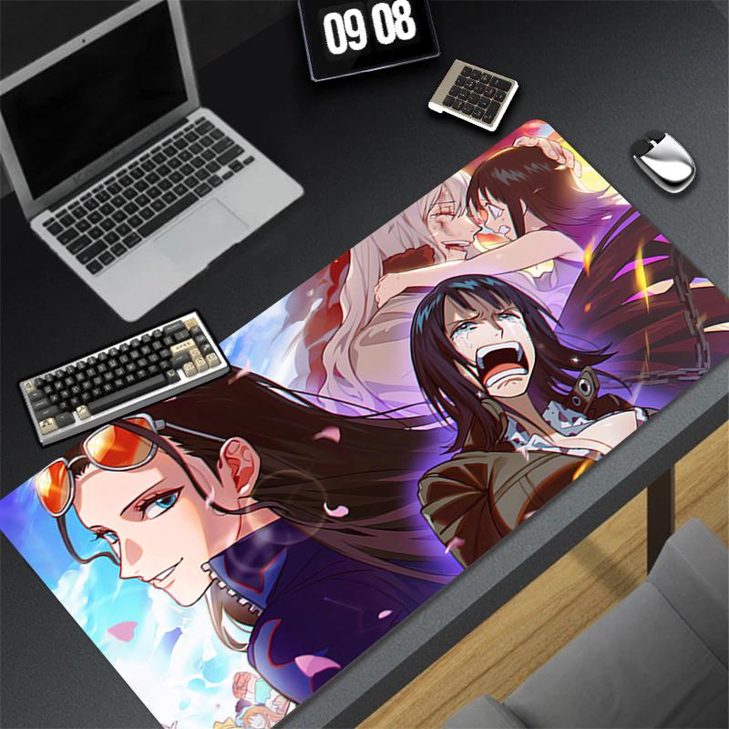 Desk Mat Carpet Desk Accessories Laptop Gamer Mausepad One Piece Mouse Pad Mousepad Office Tables Mouse Mats Anime Keyboard Pad