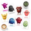 36Pcs Emotional Cognition Cards, Expression Training Tool, Self-Awareness Cards for Counseling & Mental Growth