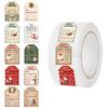 500 Sheets/roll Roll Sticker Hot-selling Tape Christmas Gift Sealing Sticker DIY Decorative Envelope Waterproof