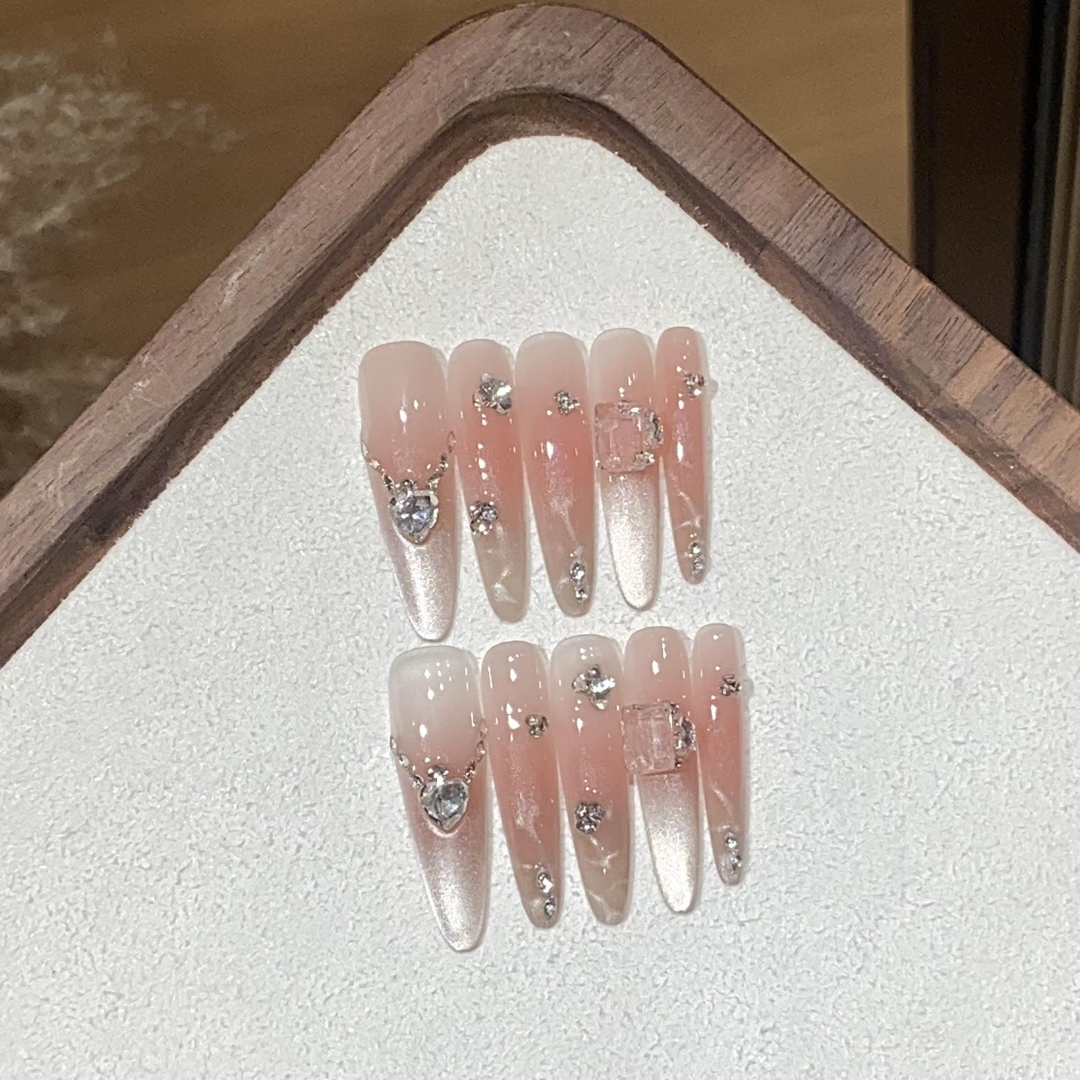 

Ручная работа, прозрачный лед кошачий глаз градиент французский ворс сверло прозрачный квадратный ромб плавающий свет часть носимых доспехов L