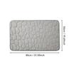 Practical Cobblestone Bath Mat Non-slip Thickened Shower Doormat Absorbent Soft Bathroom Floor Mat