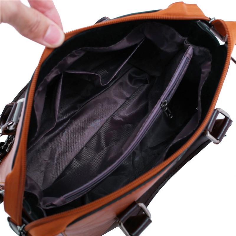 2025 Cross-Border E-commerce Fashion: European & American Retro Women's Crossbody & Shoulder Bag Set
