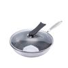 ZISIZ Universal Honeycomb Stainless Steel Wok