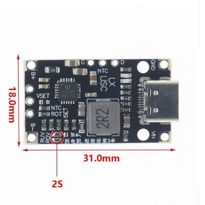 USB Type C Interfaces 15W Output Power Boost Converters 2S/3SLiBattery Charging Module Type C Steps Up Power Boards