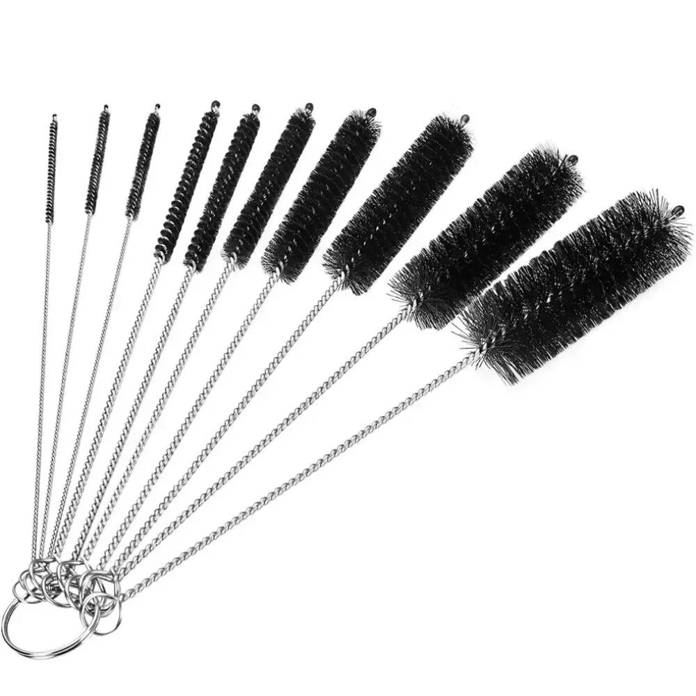 

10-Pack Reusable Straw Cleaning Brushes-Multi-Purpose Bottle Brush Set with Long Handle for Narrow Neck Containers, Eco-Friendly
