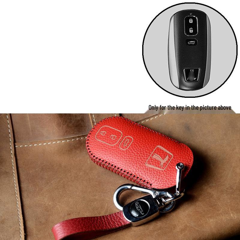 

Genuine Leather Key Protector for Luxgen U7/MPV Big 7 and U6 Na 5/S5