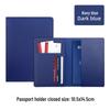 Multi-Card Slot Leather Passport Protection Book: PU Leather Multi-Functional Travel Passport Holder