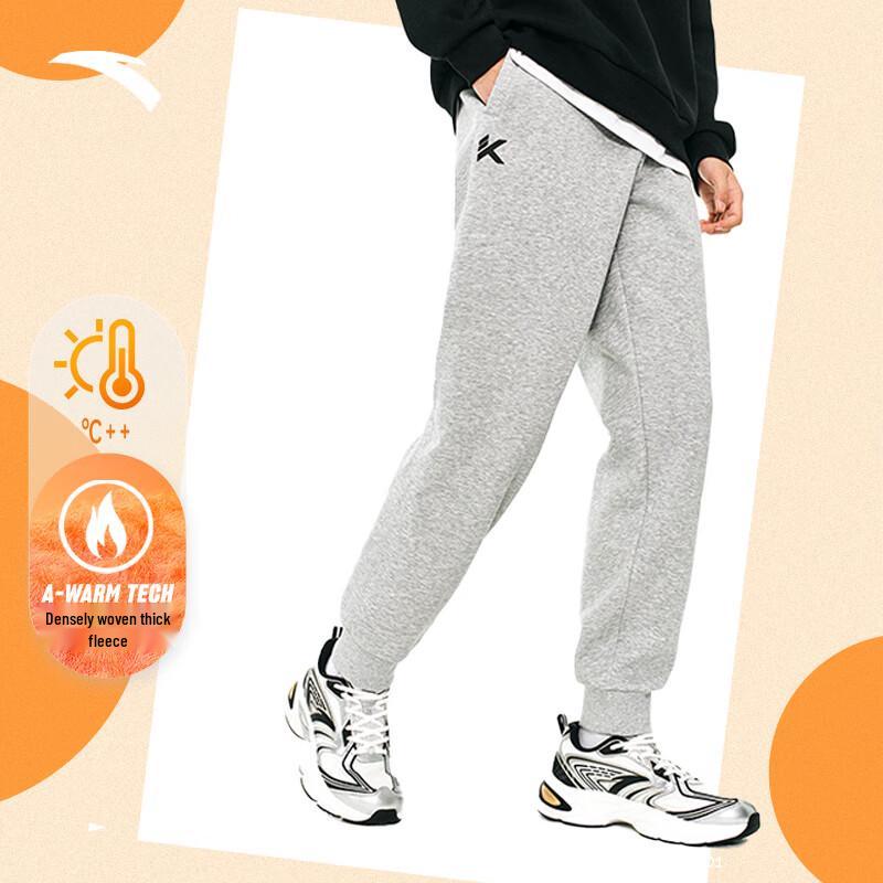 Anta KT Men s Fleece-Lined Knit Sweatpants 190/3XL