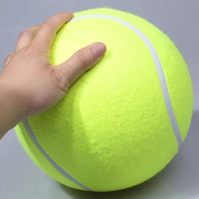 9.5Inch Dog Tennis Ball Giant Pet Toys for Dog,Chewing Toy Signature Mega Jumbo Ball Training Supplies Dog Training Supplies
