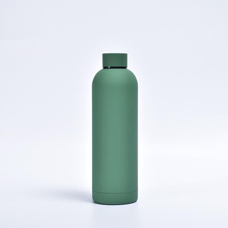 304 Stainless Steel Thermos Double Vacuum Outdoor Cycling Cup Spray-painted Small Mouth Handy Cup