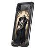 Love Skeleton Skull Hard PC Phone Case For Samsung Galaxy Z Flip 6 5 4 Black Cover For Galaxy Z Flip 3 Foldable Shockproof Capas