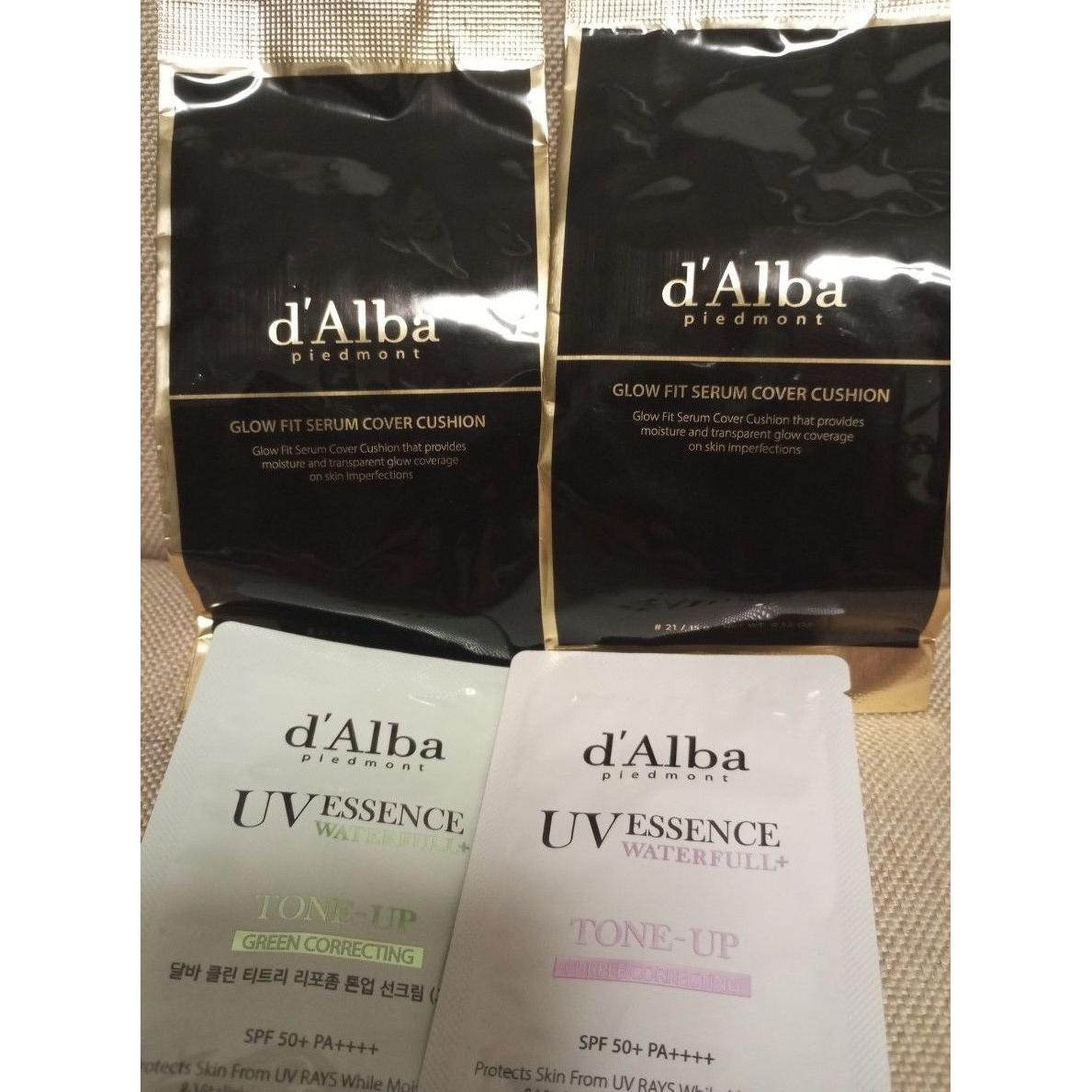 d Alba Glow Fit Serum Cover Cushion Foundation Refill 2 Pieces No. 21