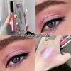 Glitter Liquid Eyeshadow 12-Color Golden Eyeshadow, Brown Glitter Eyeshadow, Eye Glitter Makeup Eyeshadow Stick, Quick- Long-Lasting Eyeshadow