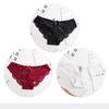 Panties Woman Sexy Lace Briefs Transparent Female Underwear Hollow Out Cotton Crotch Girls Underpants 3 Pcs/Set