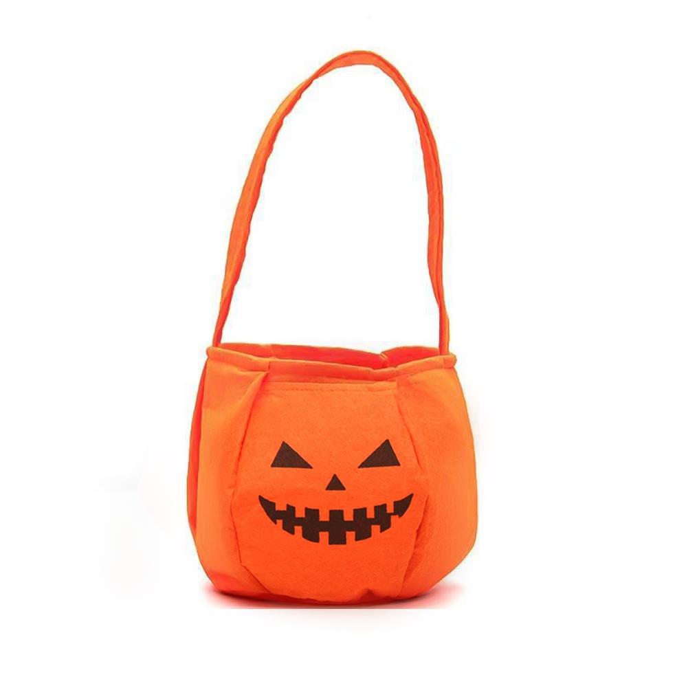 Halloween Pumpkin Candy Bag Gift Storage Bag Trick or Treat Pumpkin Ghost Bags Skeleton Bat Halloween Supplies