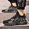 New Spring and Summer Sports Shoes Popcorn Bottom Men's Shoes Lightweight Breathable Running Sports Shoes Men's Fashionable Korean Style Shoes Men