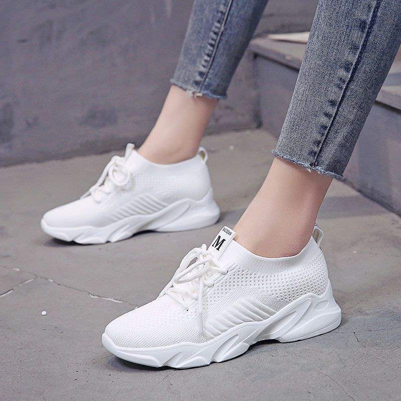 Spring sub 2019 breathable sports mesh summer thin hollow white shoes 41 [processing 10 pairs]