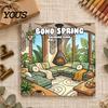 Adult Coloring Book for Stress Relief Boho Spring Book, Relaxation Line Art Patterns, Supplies Adults Creative Portable Home or Travel Use Calming